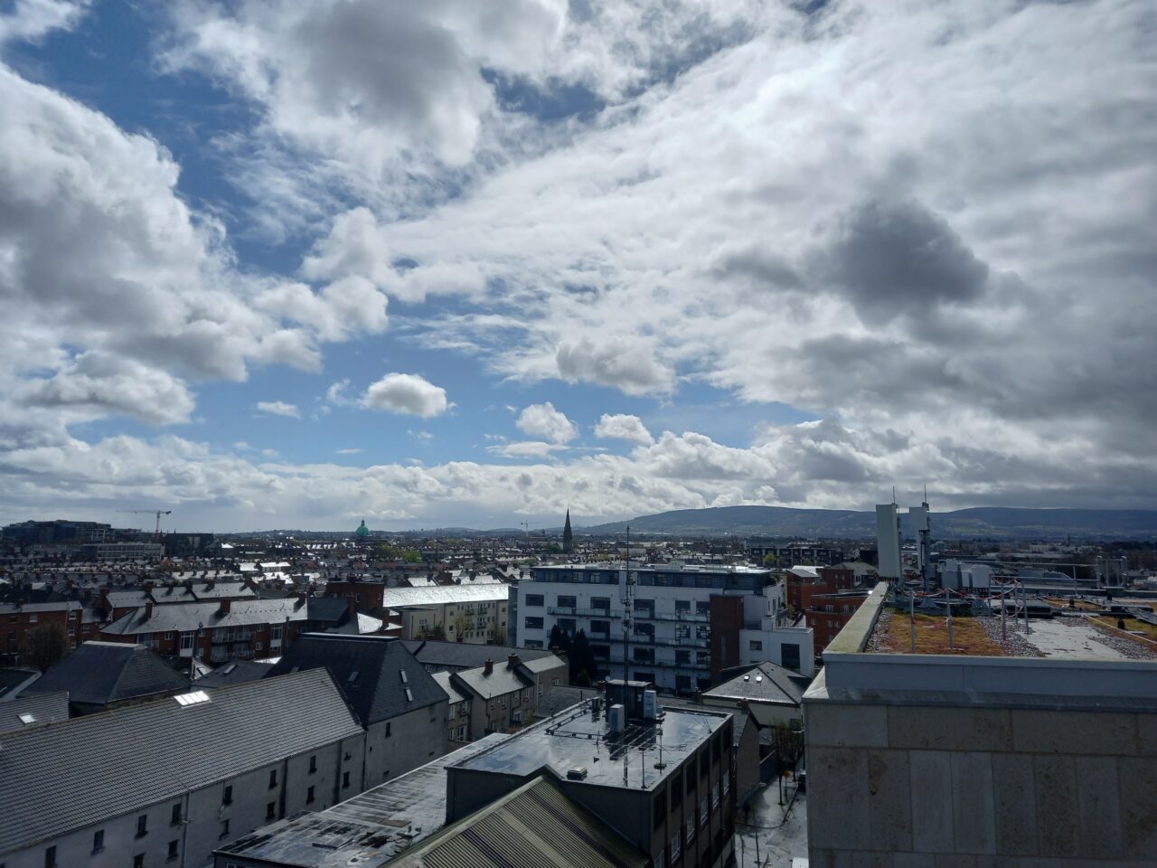 Rooftop view of Dublin