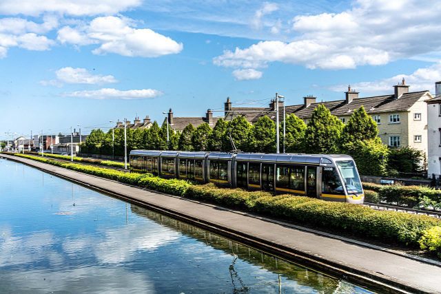 Grand Canal and Drimagh LUAS stop, Dublin 12