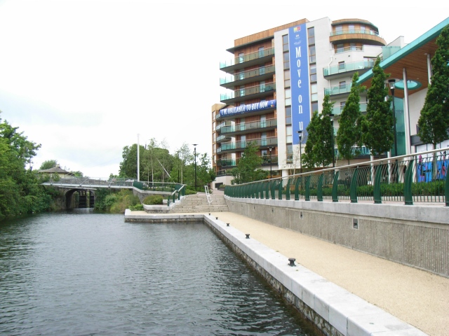 Moorings on the Royal Canal at Ashtown, Dublin 15