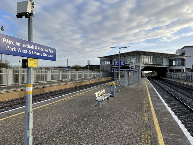 Park West and Cherry Orchard railway station, Dublin 10 and Dublin 12