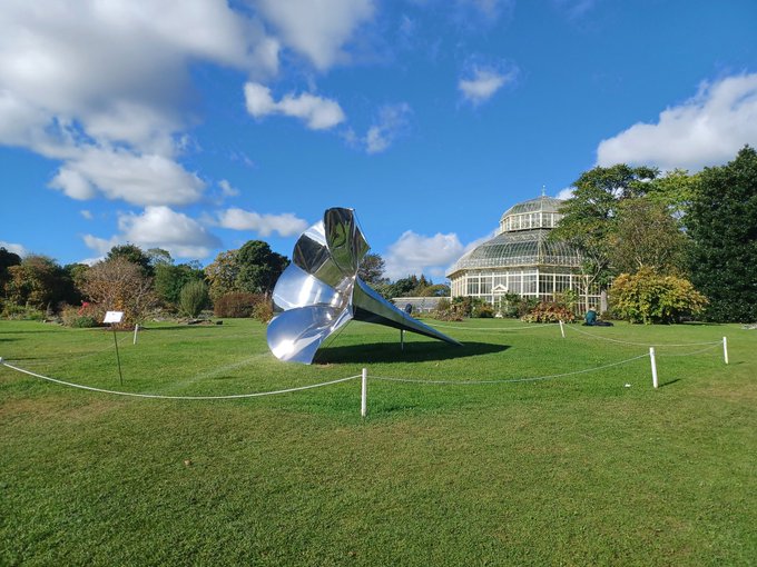"Listen" by Martin O'Keefe, Sculpture in Context 2021, National Botanic Gardens, Dublin