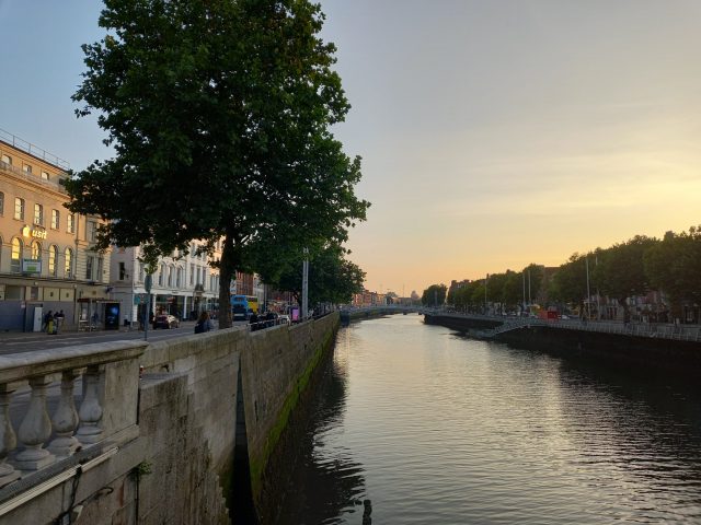 Liffey near Ha'penny Bridge, Dublin 1 and Dublin 2